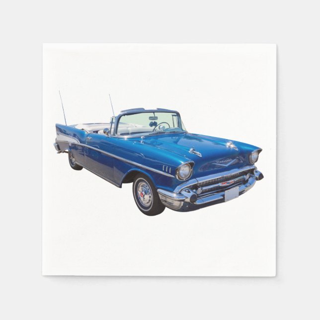 1957 Chevrolet Bel Air 2-Türverkleidung Serviette (Vorderseite)