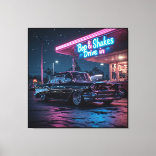 1957 Chevrolet Bel Air Leinwanddruck