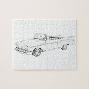 1957 Chevy Bel Air Cabrio Puzzle