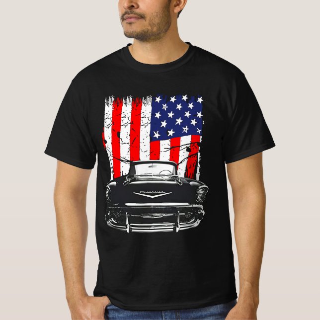 1957 Chevy Bel Air Front Grill View  T-Shirt (Vorderseite)