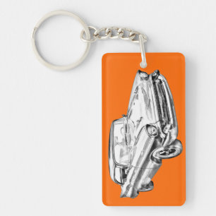 1957 Chevy Bel Air Illustration Schlüsselanhänger