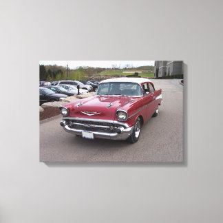 1957 Chevy Bel-Air Print Leinwanddruck