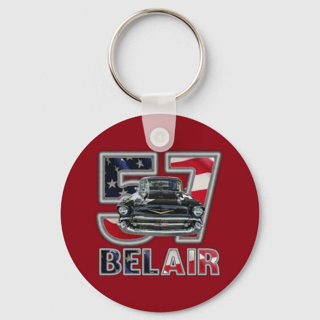 1957 Chevy Belair Key Chain. Schlüsselanhänger (Vorderseite)