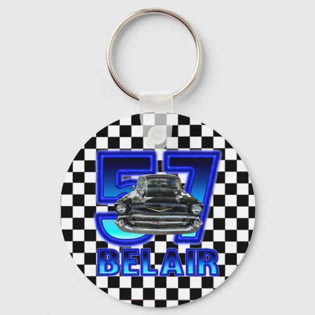 1957 Chevy Belair Key Chain. Schlüsselanhänger (Vorderseite)