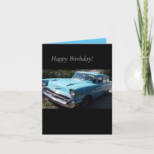 1957 Chevy Birthday Card (Vorderseite)