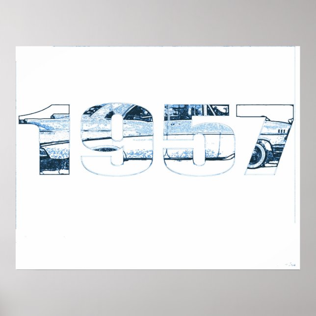 1957 Chevy Poster (Vorne)