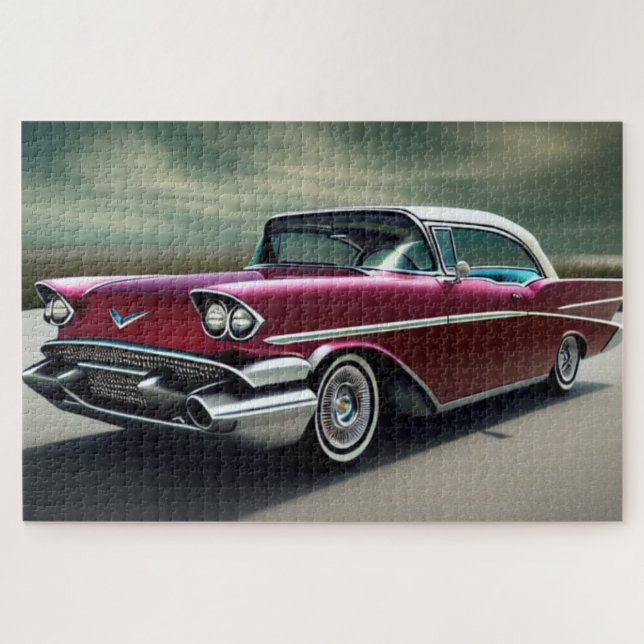 1957 Classic Car Jigsaw Puzzle (Horizontal)