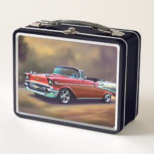 1957 Classic Car Metall-Lunchbox Metall Brotdose