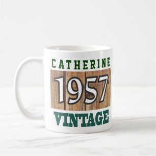 1957 Geburtsjahr - Geburtstagsfeier Kaffeetasse