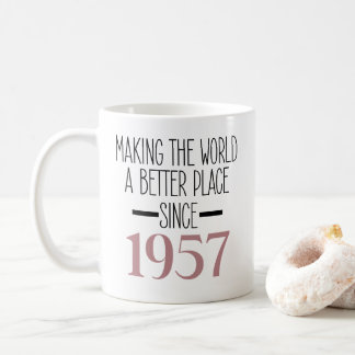 1957 Geburtstag 70 70 Jahre alte Frauen Urgroßmutt Kaffeetasse