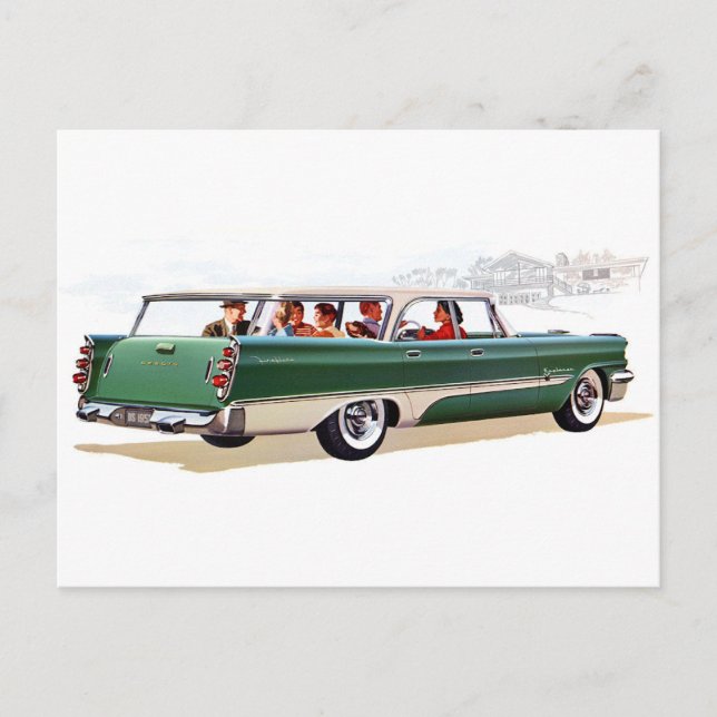 1957 Kombi Postkarte (Vorderseite)