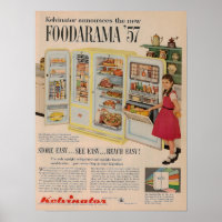 1957 Kühlschrank Ad