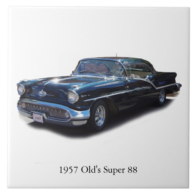 1957 Olds 88 tile Fliese (Vorderseite)