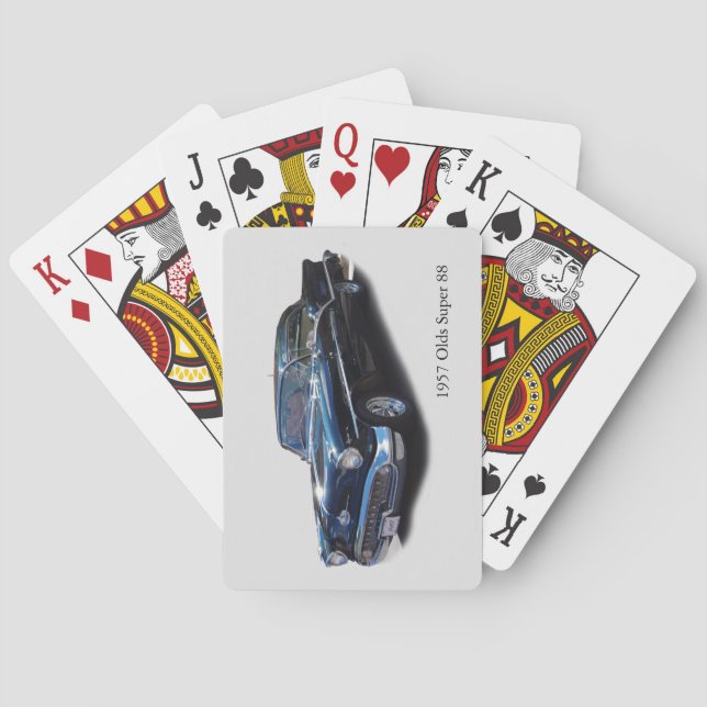 1957 Olds Super 88 Spielkarten (Rückseite)