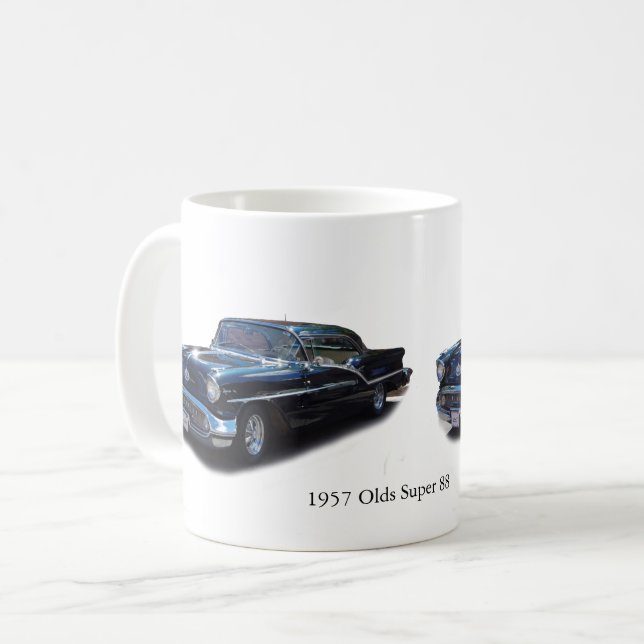 1957 Olds Super 88 Tasse (Vorderseite Links)