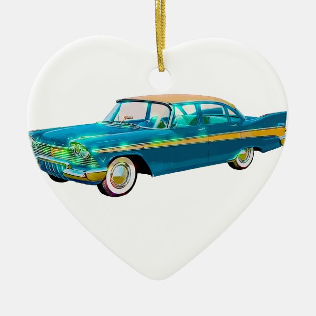 1957 Plymouth Belvedere Keramik Ornament (Vorne)