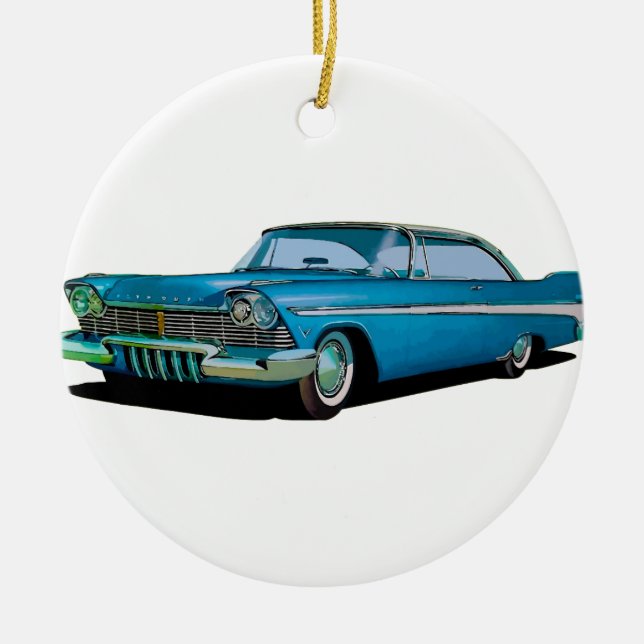 1957 Plymouth Belvedere Sport Coupe Keramikornament (Vorne)