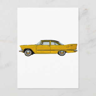 1957 Plymouth Plaza Postkarte