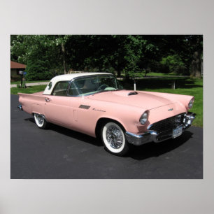 1957 Thunderbird Print Poster