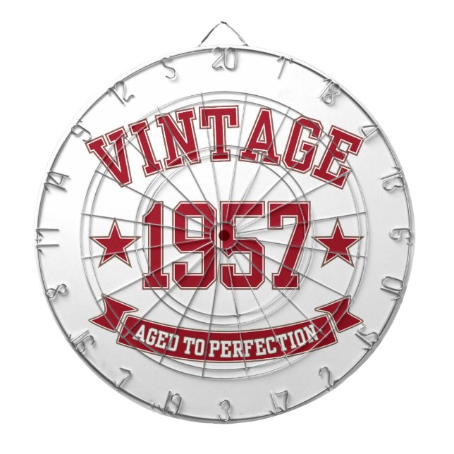 1957 Vintag bis perfekt Dartscheibe (vorne)