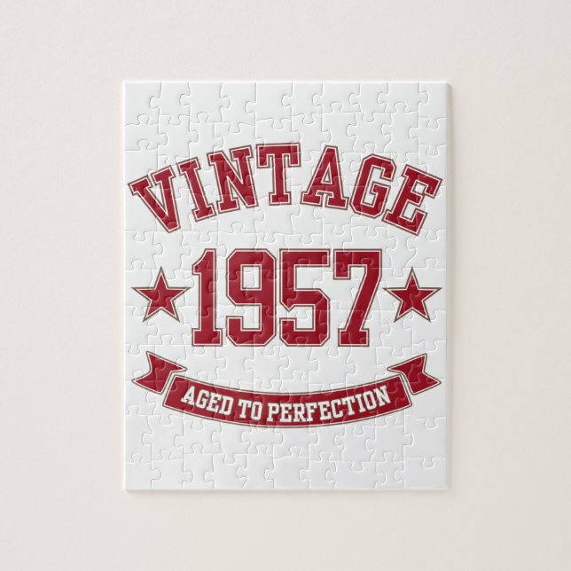 1957 Vintag bis perfekt Puzzle (Vertikal)