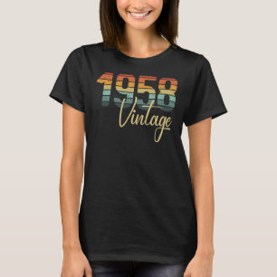 1958 Alle Originalteile B Tag Vintag Retro Sonnenu T-Shirt