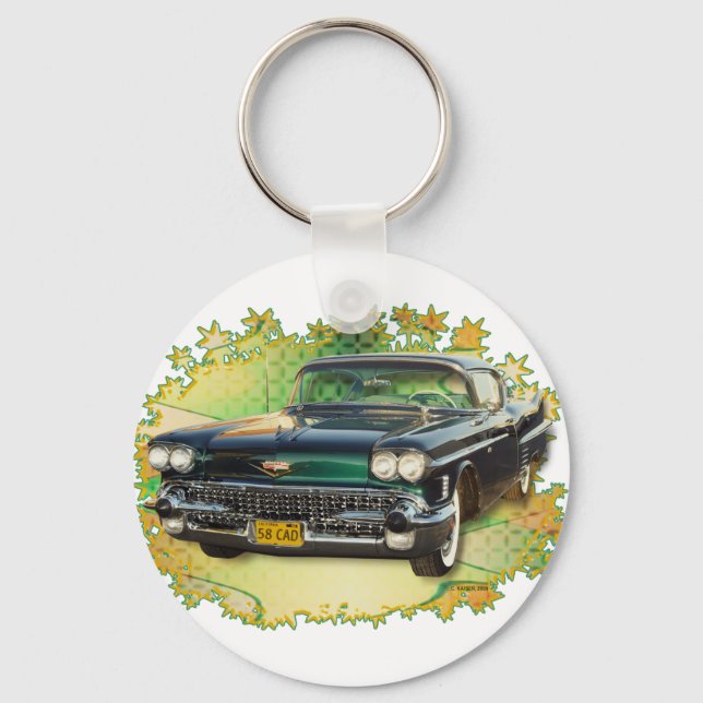 1958 CADILLAC #2 SCHLÜSSELANHÄNGER (Vorderseite)