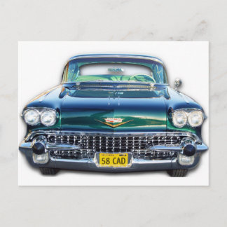 1958 CADILLAC POSTKARTE
