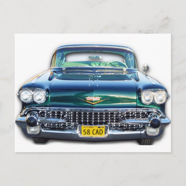 1958 CADILLAC POSTKARTE (Vorderseite)