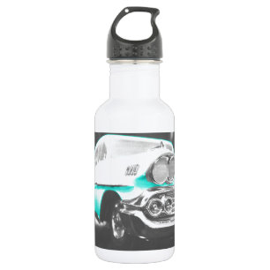 1958 chevy impala hellblau Klassiker Auto Edelstahlflasche