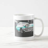 1958 chevy impala hellblau Klassiker Auto