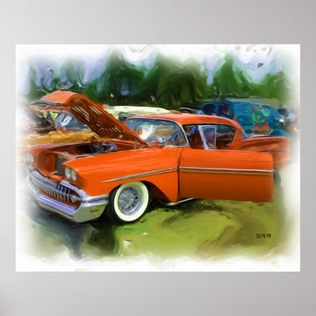 1958 Chevy Impala Poster (Vorne)