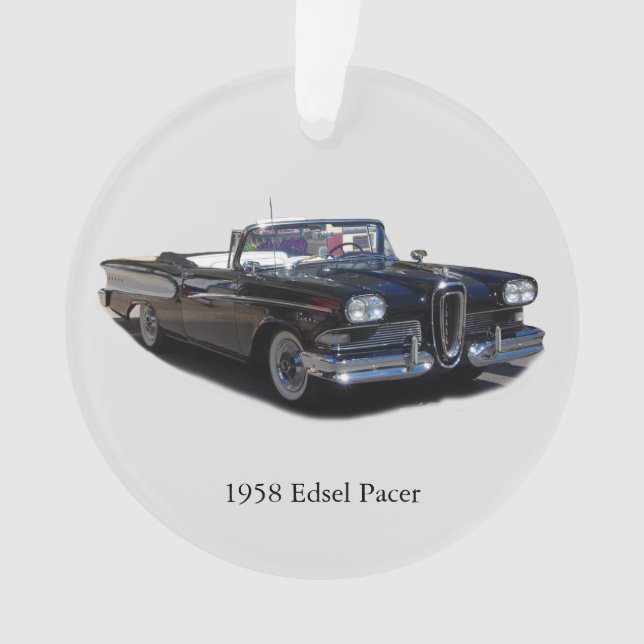 1958 Edsel Pacer Acrylschmuck Ornament (Vorderseite)