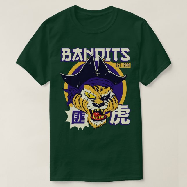 1958 gegründete Vintage chinesische Banditen T-Shirt (Design vorne)