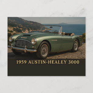 1959 Austin-Healey 3000 Klassischer britischer Spo Postkarte
