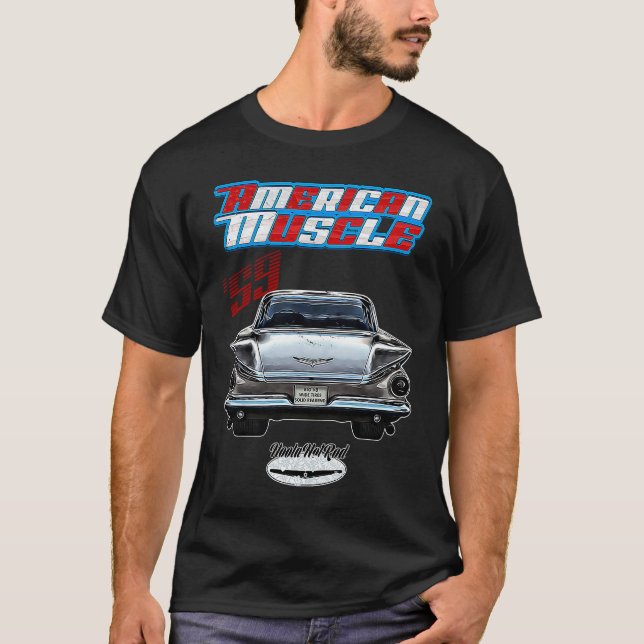 1959,Bel Invicta,Electra,Rockabilly,rusty car,dist T-Shirt (Vorderseite)