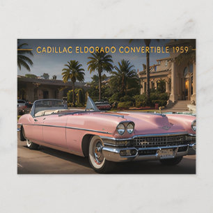 1959 Cadillac Eldorado Cabrio Oldtimer Postkarte