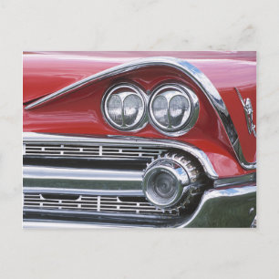 1959 Dodge Classic Car Grill Foto Postkarte