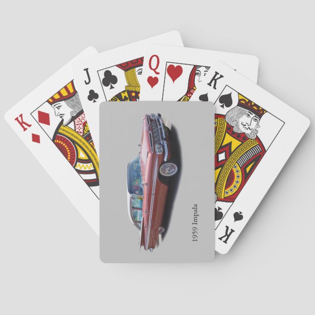 1959 Einmalspielkarten Spielkarten (Rückseite)
