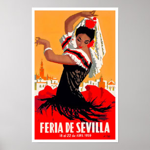 1959 Feria de Sevilla Poster