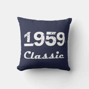 1959 Klassische 60. Geburtstagsfeier Kissen