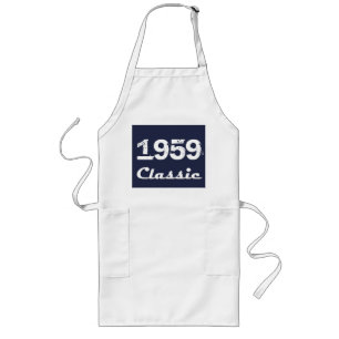 1959 Klassische 60. Geburtstagsfeier Lange Schürze