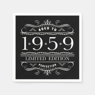 1959 Limited Edition Geburtstag Serviette