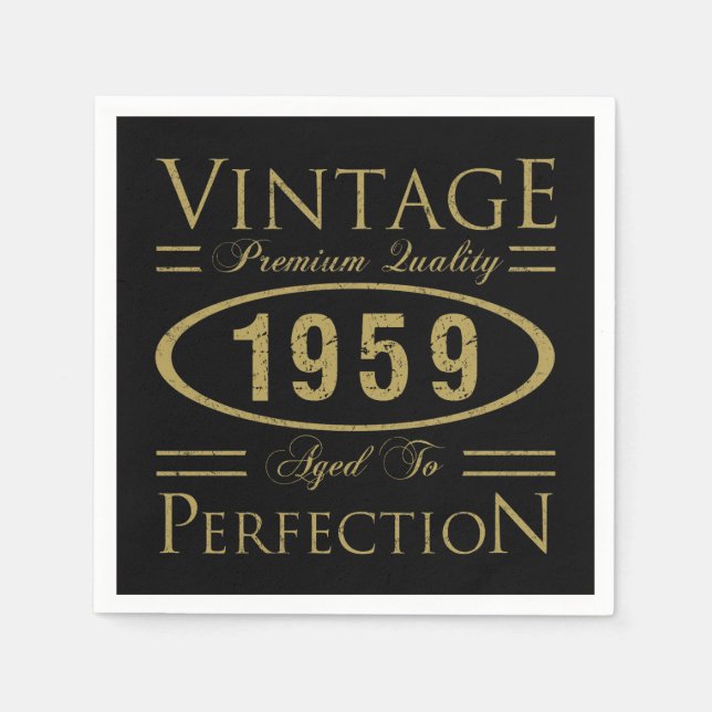 1959 Premium-Qualität Serviette (Vorderseite)