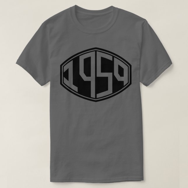 1959 Retro-Hipster Geburtstag T-Shirt (Design vorne)
