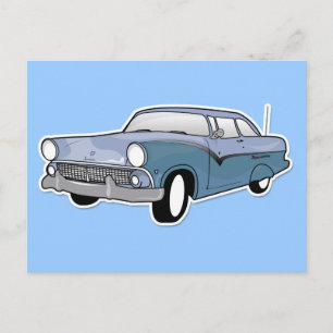 1959 Retro-Kühlergrill Postkarte