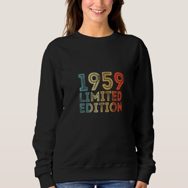 1959 Vintager Geburtstag Vintag Retro Sweatshirt (Vorderseite)