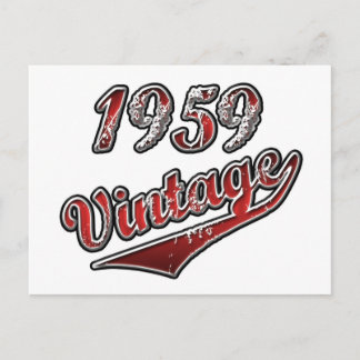 1959er Jahrgang Postkarte
