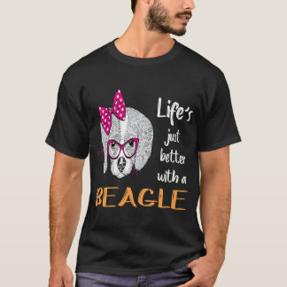 195 Das Leben ist einfach besser mit einem Beagle T-Shirt