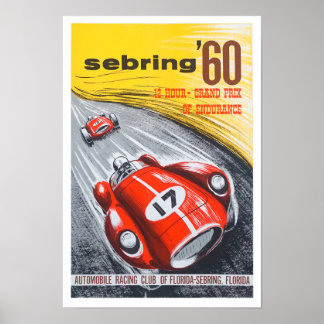 1960 - 12 Stunden Grand Prix Poster
